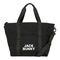ジャックバニー Jack Bunny!! ロゴテープ トートバッグ 262-6181213 010 ブラック 2026年モデル