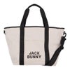 ジャックバニー Jack Bunny!!　ロゴテープ トートバッグ 262-6181213 020 グレー　2026年モデル グレー