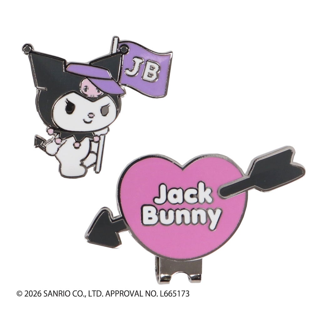 ジャックバニー Jack Bunny!! マイメロディ クロミ コラボ マーカー 262-6184434 010 クロミ 2026年モデル