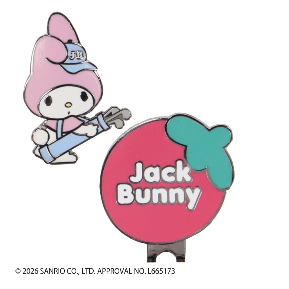 ジャックバニー Jack Bunny!!　マイメロディ・クロミ　コラボ マーカー 262-6184434 090 マイメロディ　2026年モデル マイメロディ