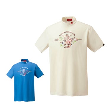 ヨネックス YONEX　メンズ 半袖 ハイネック シャツ GWS1187　2025年モデル 詳細1