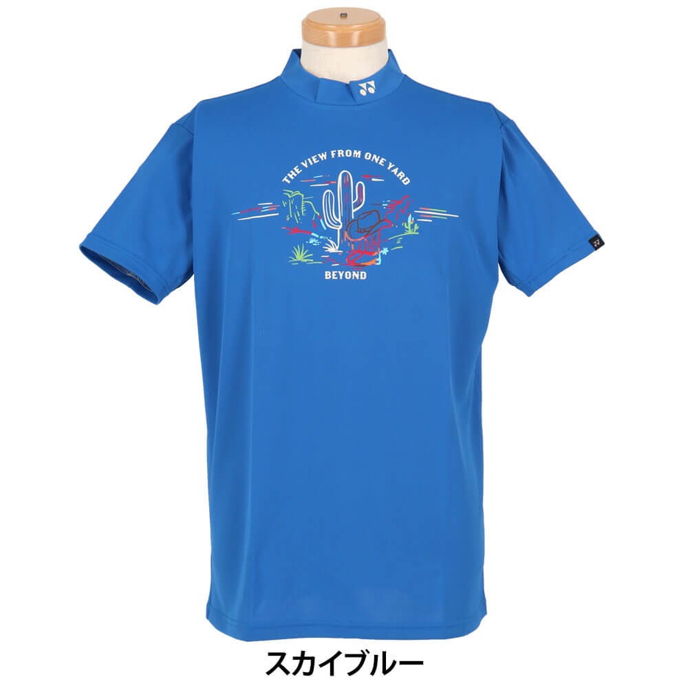 ヨネックス YONEX メンズ 半袖 ハイネック シャツ GWS1187 2025年モデル