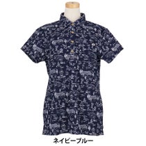 ヨネックス YONEX レディース 総柄 半袖 ポロシャツ GWS5131 2025年モデル