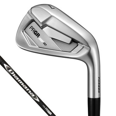 プロギア PRGR　02 ゼロニ アイアン 2026年モデル　5本セット（＃6～9、PW） Diamana M FOR PRGR カーボンシャフト