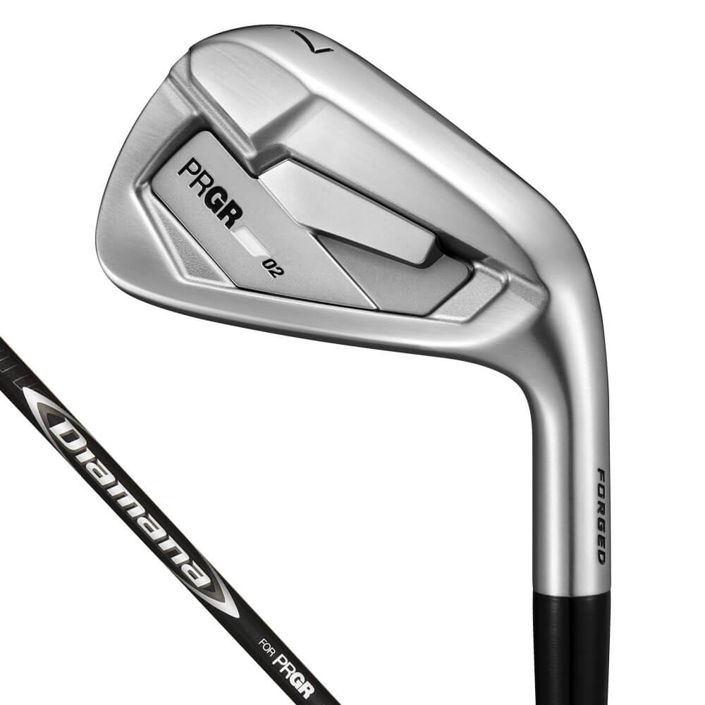 プロギア PRGR　02 ゼロニ アイアン 2026年モデル　単品 Diamana M FOR PRGR カーボンシャフト