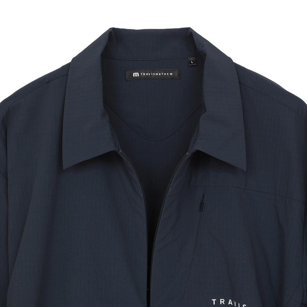 トラヴィスマシュー Travis Mathew メンズ 半袖 ハーフジップ