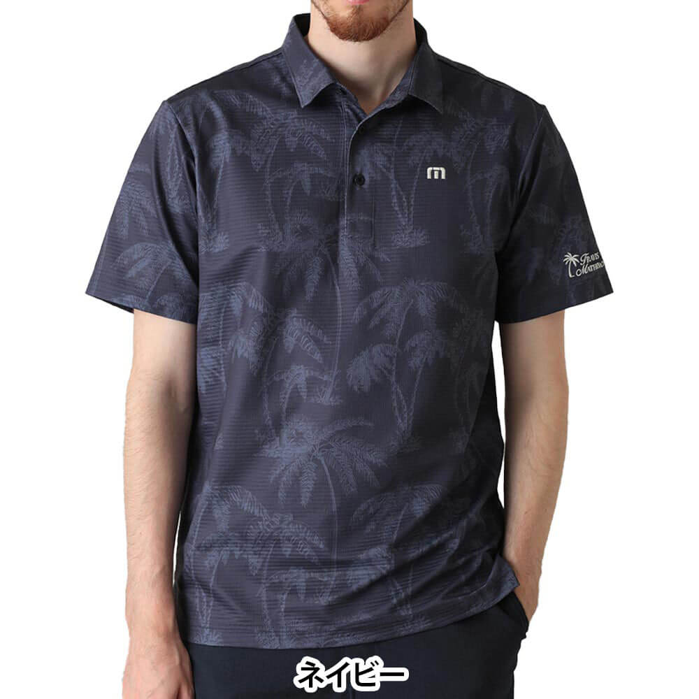 トラヴィスマシュー Travis Mathew メンズ パームツリープリント 半袖 ポロシャツ 7AN049 2026年モデル