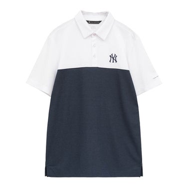 トラヴィスマシュー Travis Mathew　メンズ MLB ヤンキース 半袖 ポロシャツ A42550J　2026年モデル ホワイト/ネイビー