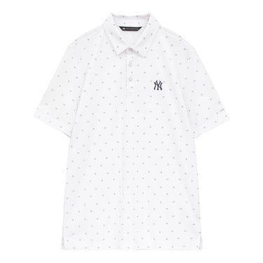 トラヴィスマシュー Travis Mathew　メンズ MLB ヤンキース 半袖 ポロシャツ A46883J　2026年モデル ホワイト/ネイビー