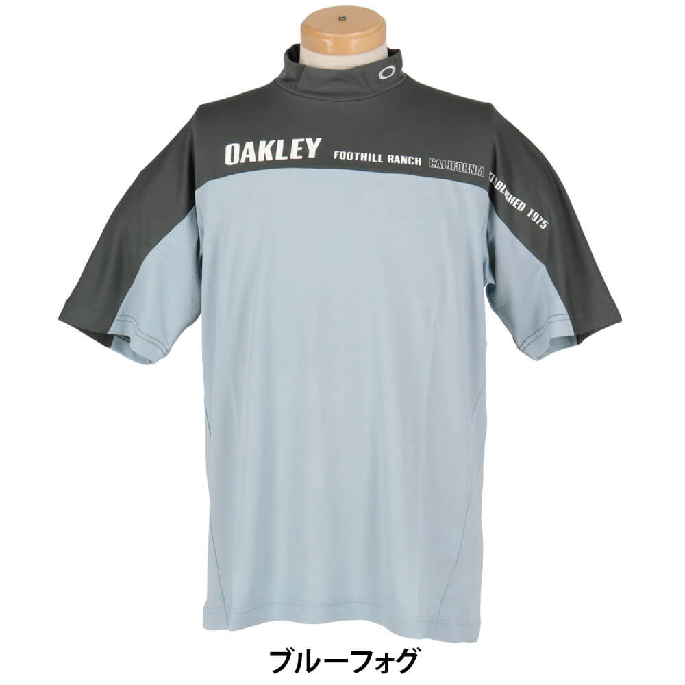 オークリー OAKLEY メンズ LASTING COOL BLOCK 半袖 モックネック