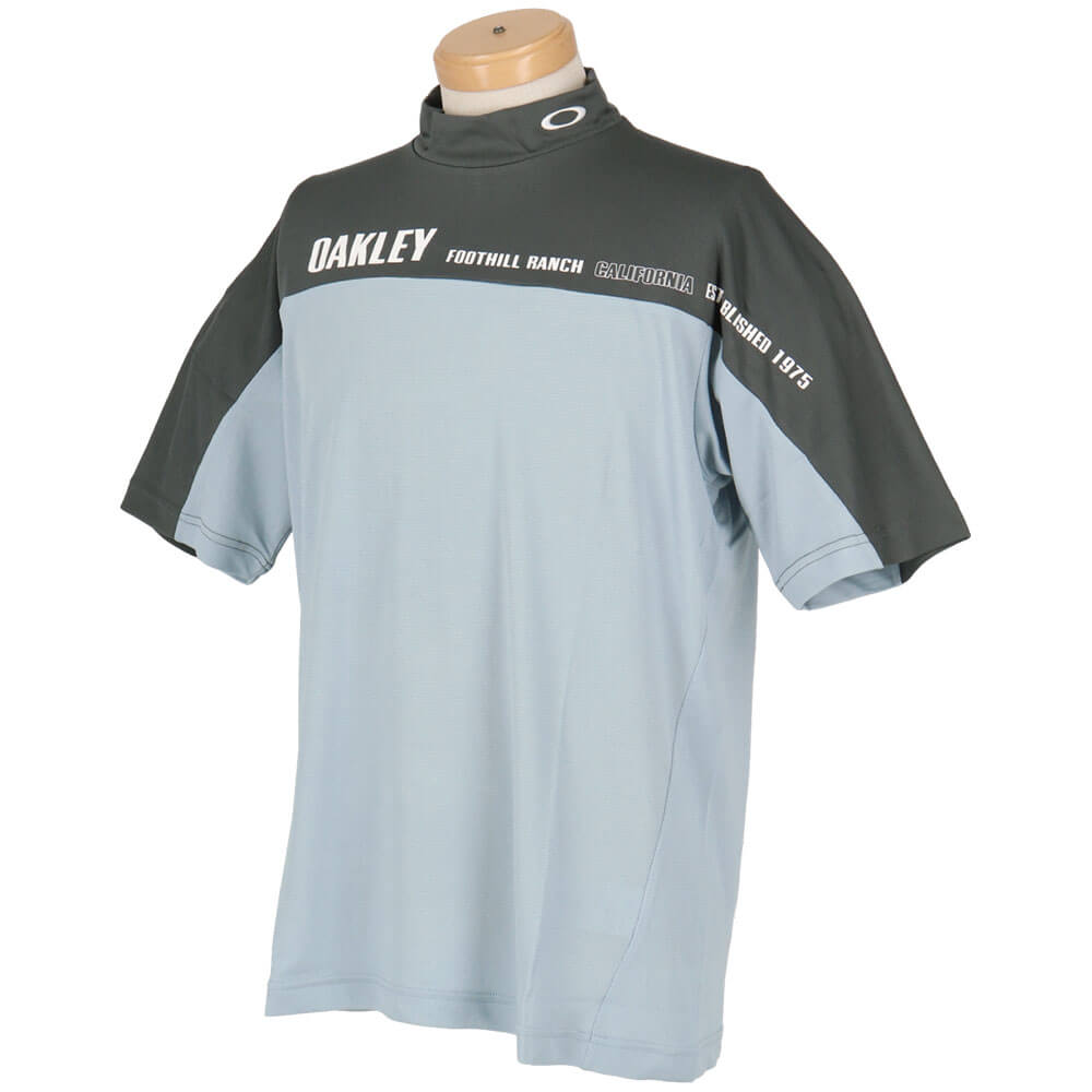 オークリー OAKLEY メンズ LASTING COOL BLOCK 半袖 モックネック シャツ FOA409096 2026年モデル