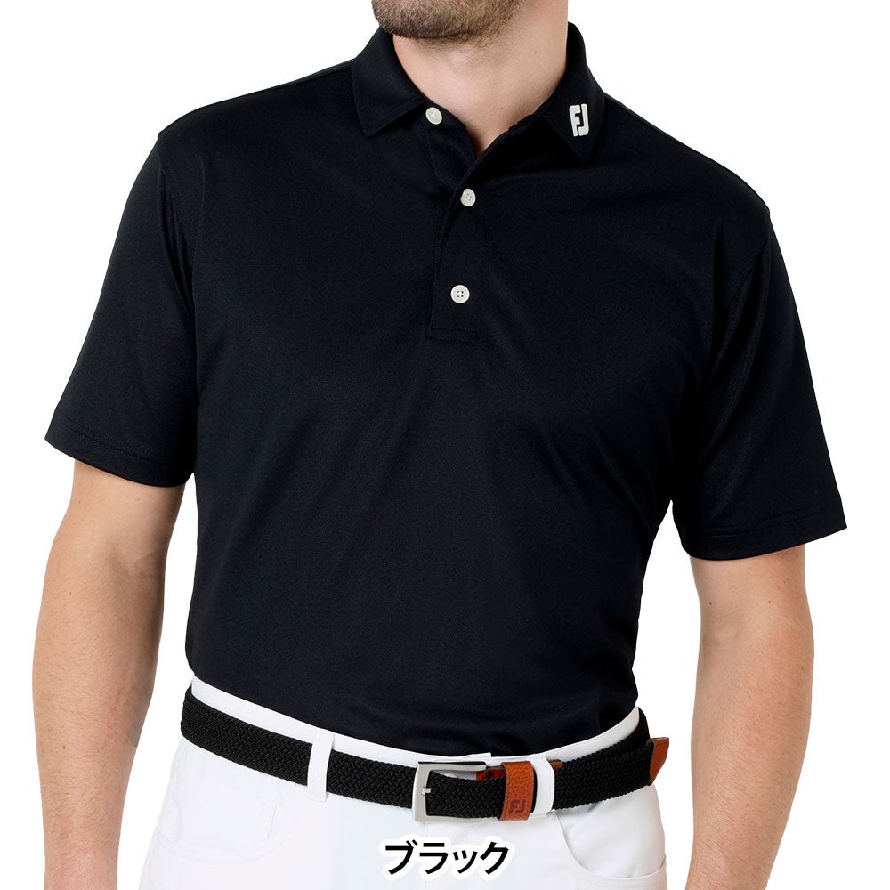 フットジョイ FootJoy メンズ ストレッチ鹿の子 半袖 ポロシャツ FJ