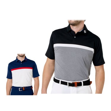 フットジョイ FootJoy　メンズ カラーブロック ストレッチライル 半袖 ポロシャツ FJ-S26-BES02　2026年モデル 詳細1