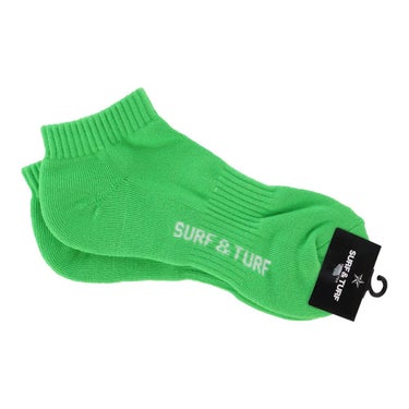 サーフ＆ターフ SURF＆TURF　メンズ アンクルソックス STM2601 GR グリーン　2026年モデル グリーン