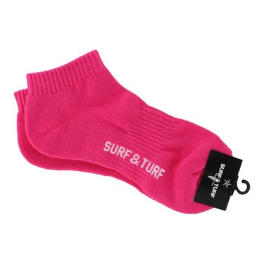 サーフ＆ターフ SURF＆TURF　メンズ アンクルソックス STM2601 PK ピンク　2026年モデル ピンク