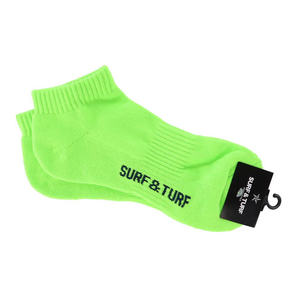 サーフ＆ターフ SURF＆TURF　メンズ アンクルソックス STM2601 KGR ケイコウグリーン　2026年モデル ケイコウグリーン