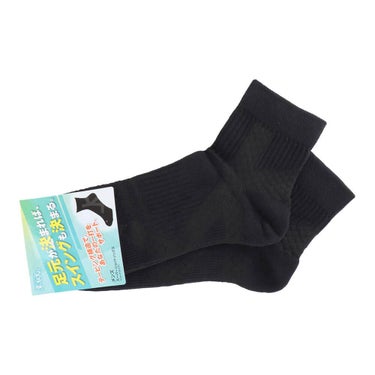 韋駄天X イダテン　メンズ ショートソックス ID-011 BK ブラック　2026年モデル ブラック