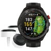 Garmin ガーミン　Approach S70 47mm ブラック 距離計 AMOLEDディスプレイ Suica対応　CT10 3センサーパック バンドル 010-02746-23