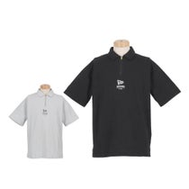 ニューエラ NEW ERA メンズ シアサッカー 半袖 ハーフジップ シャツ 2026年モデル