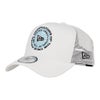 ニューエラ NEW ERA　9FORTY A-Frame トラッカー Circle Logo キャップ 14747295 ホワイト　2026年モデル ホワイト