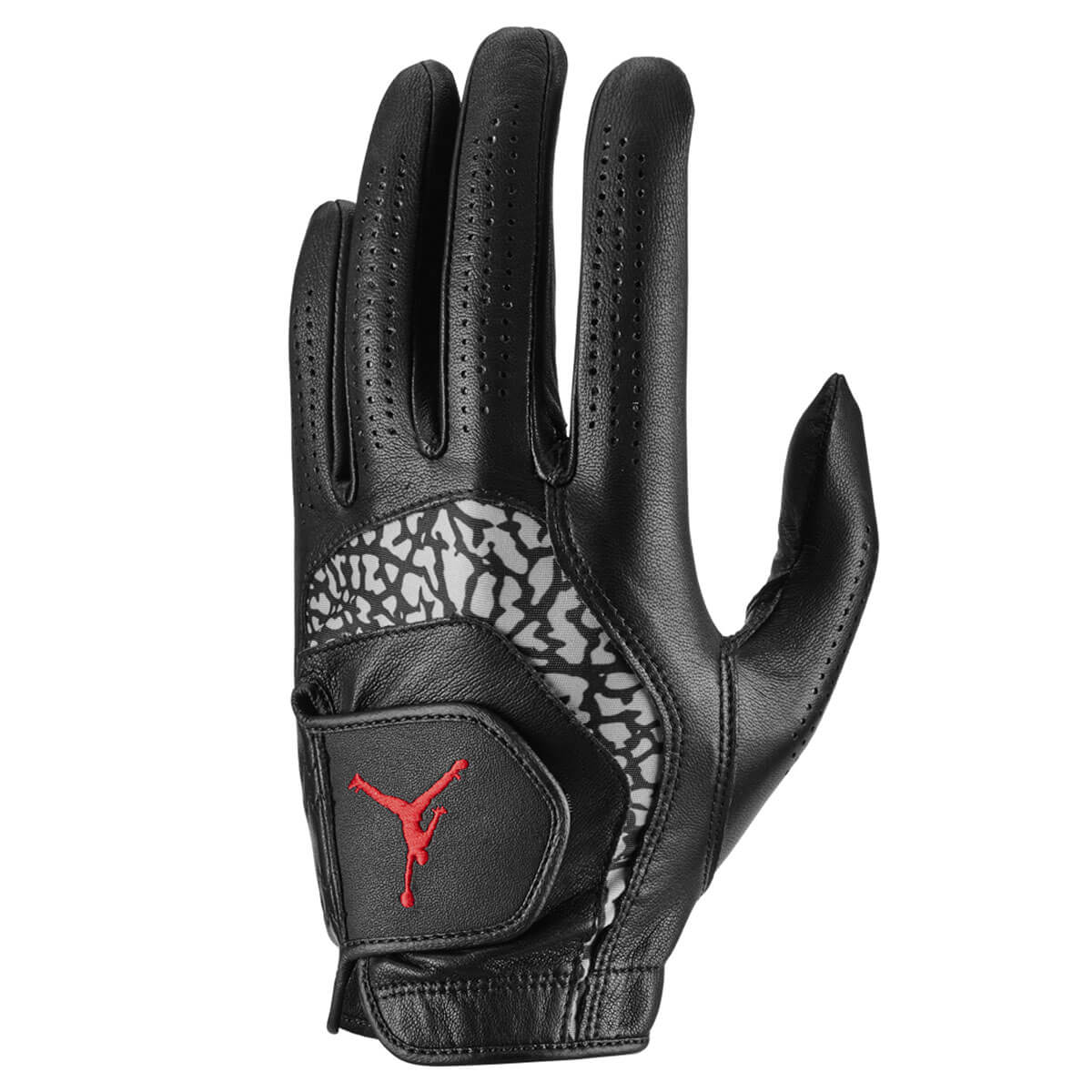 Jordan ジョーダン　ツアー ゴルフグローブ JD9905 017 ブラック/ミディアムグレー 詳細1