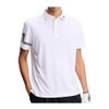 Jリンドバーグ J.LINDEBERG　メンズ ストレッチジャージ 半袖 ポロシャツ 071-25245 004 ホワイト　2026年モデル ホワイト