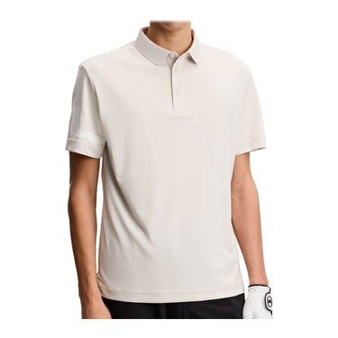 Jリンドバーグ J.LINDEBERG　メンズ ストレッチジャージ 半袖 ポロシャツ 071-25245 006 アイボリー　2026年モデル アイボリー