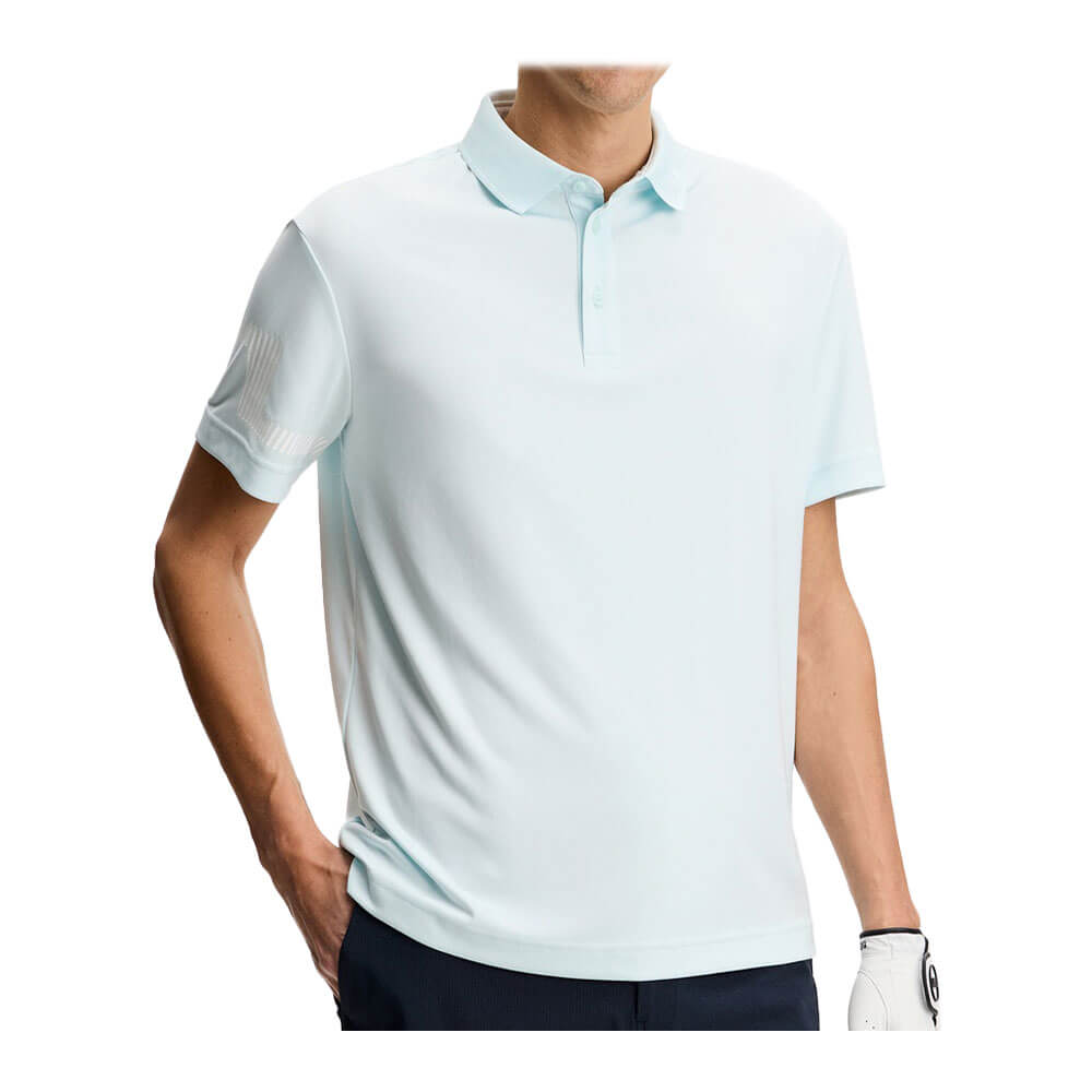 Jリンドバーグ J.LINDEBERG メンズ ストレッチジャージ 半袖 ポロシャツ 071-25245 091 サックス 2026年モデル