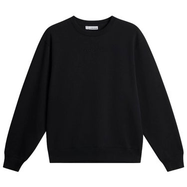 Jリンドバーグ J.LINDEBERG　メンズ クルーネック 長袖 プルオーバー 071-35224 019 ブラック　2026年モデル ブラック
