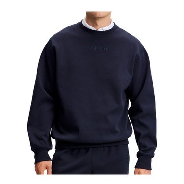 Jリンドバーグ J.LINDEBERG　メンズ クルーネック 長袖 プルオーバー 071-35224 098 ネイビー　2026年モデル ネイビー