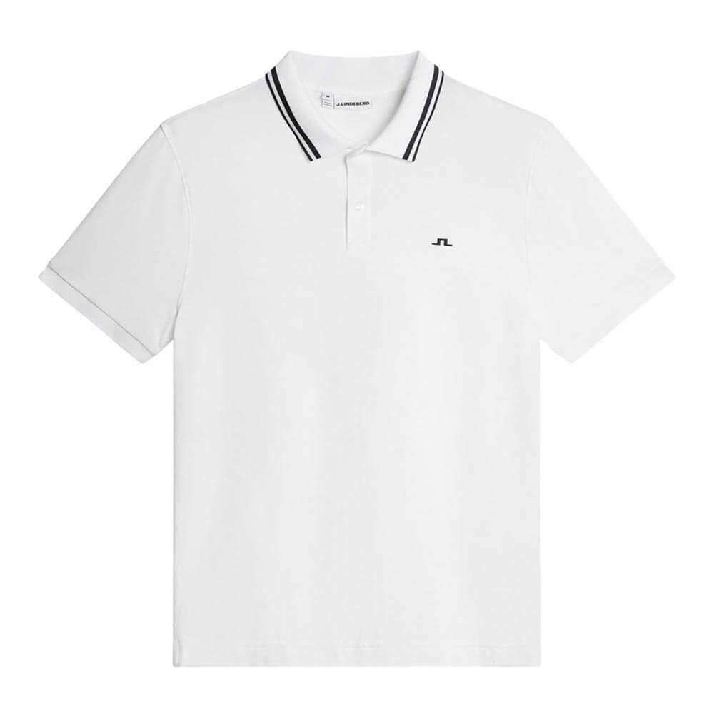 Jリンドバーグ J.LINDEBERG メンズ 半袖 ポロシャツ 071-25357 004 ホワイト 2026年モデル