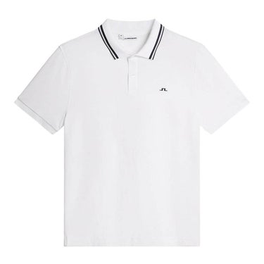 Jリンドバーグ J.LINDEBERG　メンズ 半袖 ポロシャツ 071-25357 004 ホワイト　2026年モデル ホワイト