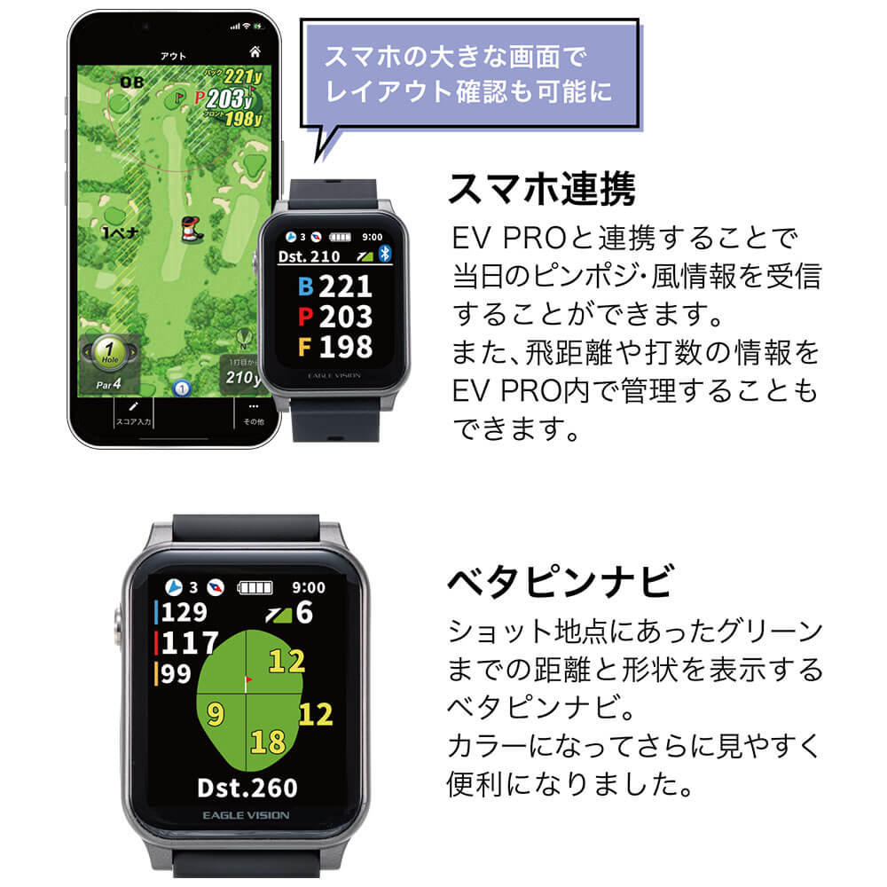 EAGLE VISION イーグルビジョン AX ACROSS アクロス 腕時計型 GPS