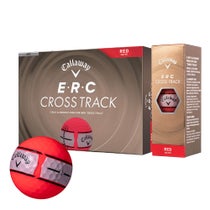 ＋1スリーブ増量 キャロウェイ E・R・C CROSS TRACK 2026年モデル ゴルフボール レッドマット 1ダース＋1スリーブ（計15球）