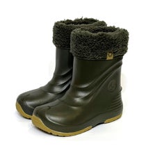 プーキーズ POOKIES　ジュニア インナーブーツ脱着式 スノーブーツ PK-EB510 カーキグリーン