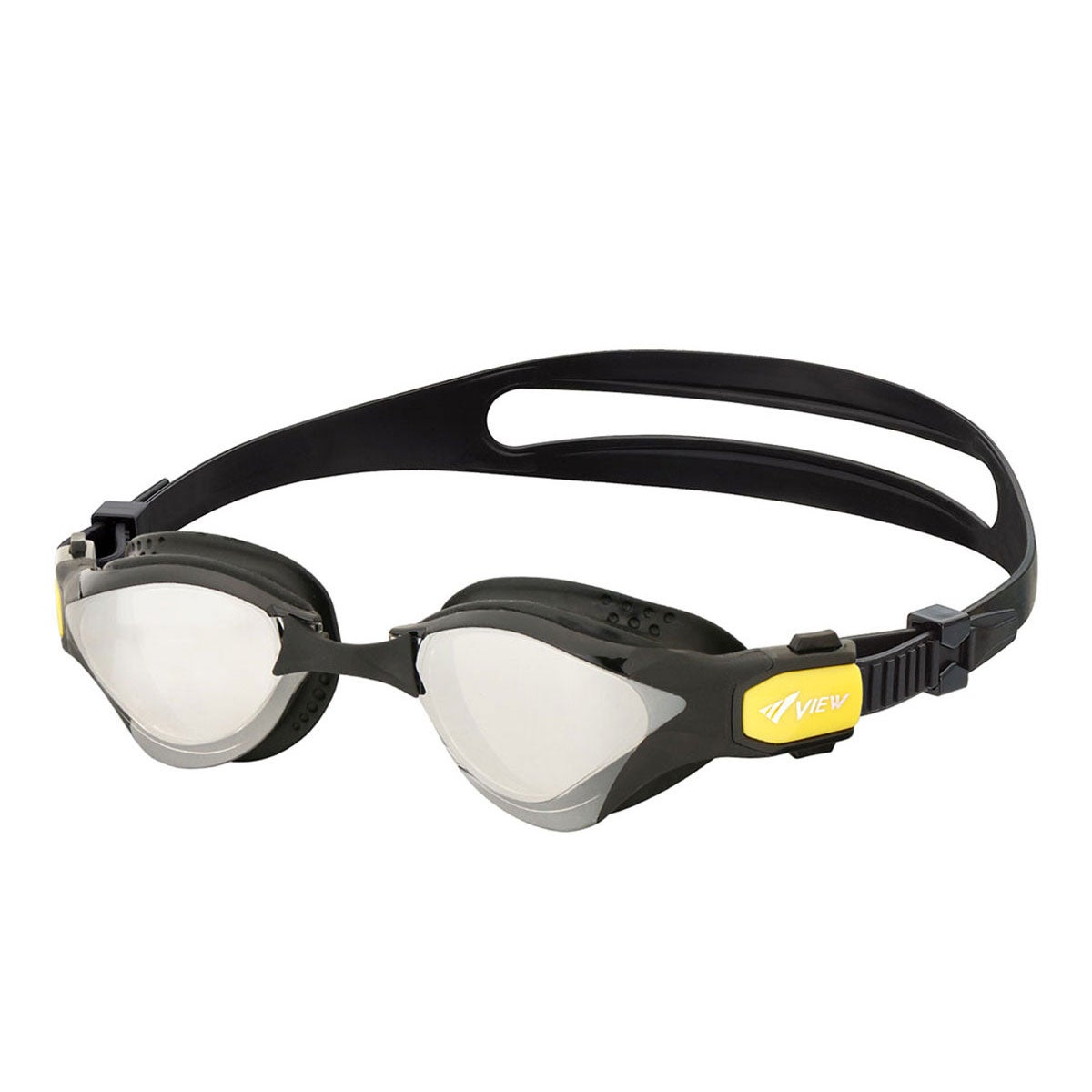 ビュー VIEW　スイミングゴーグル ミラータイプ DELFINA for TRIATHLON デルフィナ トライアスロン 競泳用 レーシング クッション付 V2000SAM 詳細4(ALT)