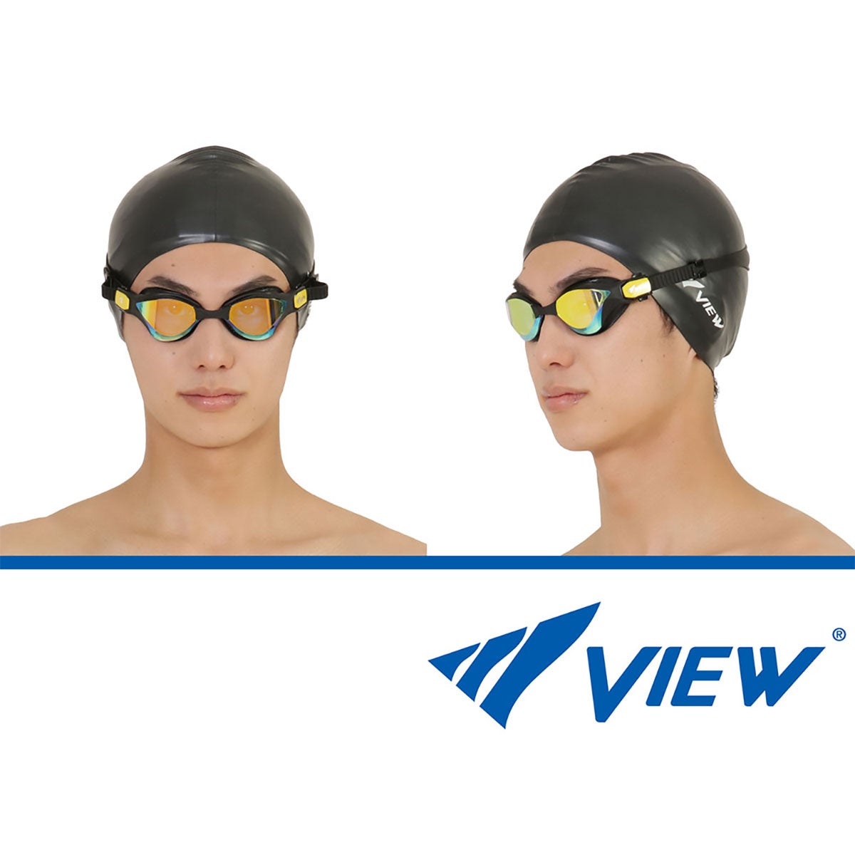 ビュー VIEW　スイミングゴーグル ミラータイプ DELFINA for TRIATHLON デルフィナ トライアスロン 競泳用 レーシング クッション付 V2000SAM 詳細7(ALT)