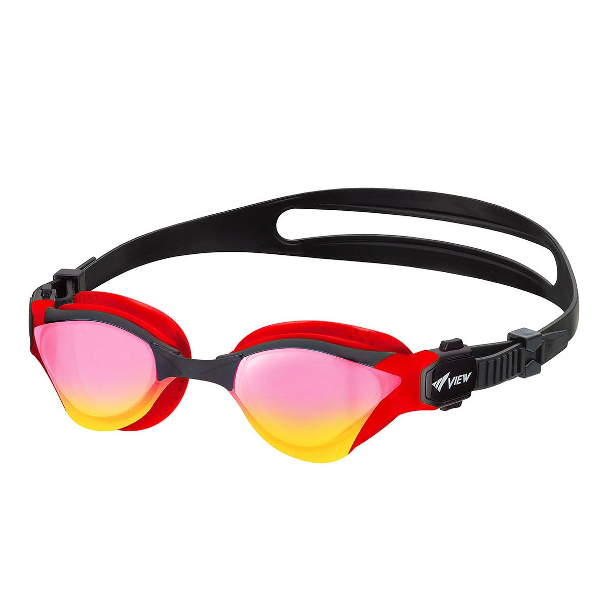 ビュー VIEW　スイミングゴーグル ミラータイプ DELFINA for TRIATHLON デルフィナ トライアスロン 競泳用 レーシング クッション付 V2000SAM 詳細8(ALT)