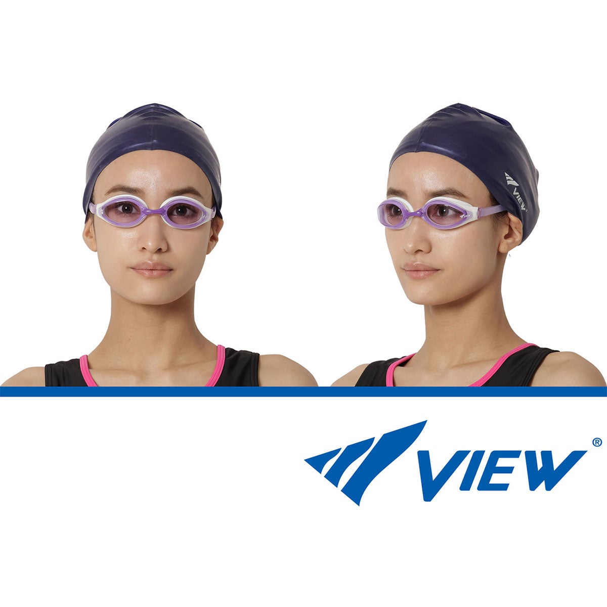 ビュー VIEW　スイミングゴーグル AILE エイル クッション付き 競泳用 レーシング V240SA 詳細5(ALT)