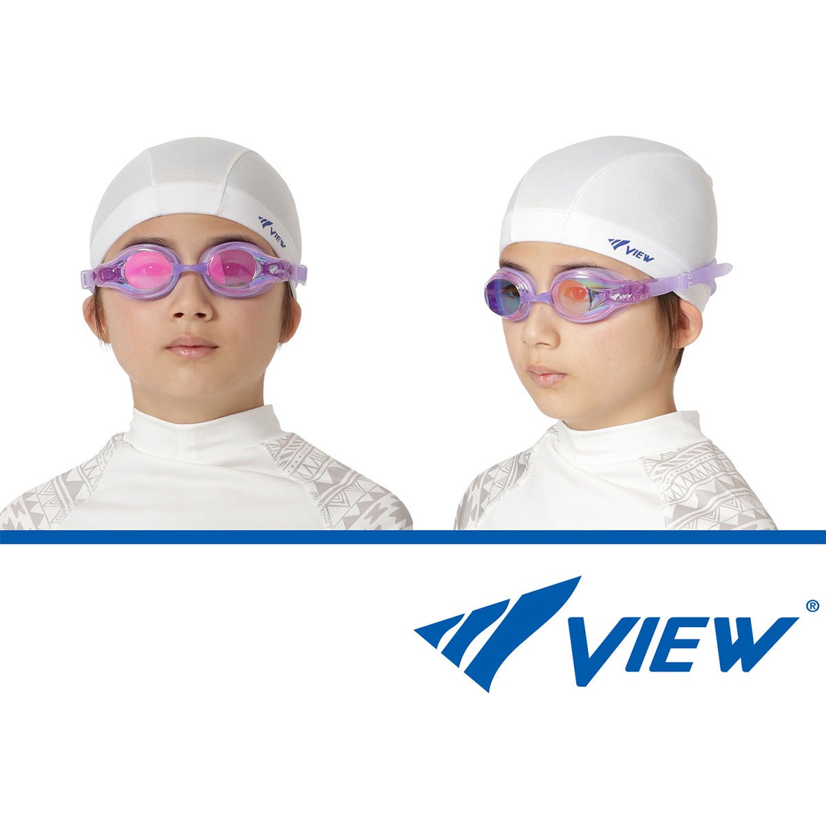 ビュー VIEW　ジュニア スイミングゴーグル ミラータイプ ZURRO ズット (6～12歳) V722JMR 詳細6(ALT)