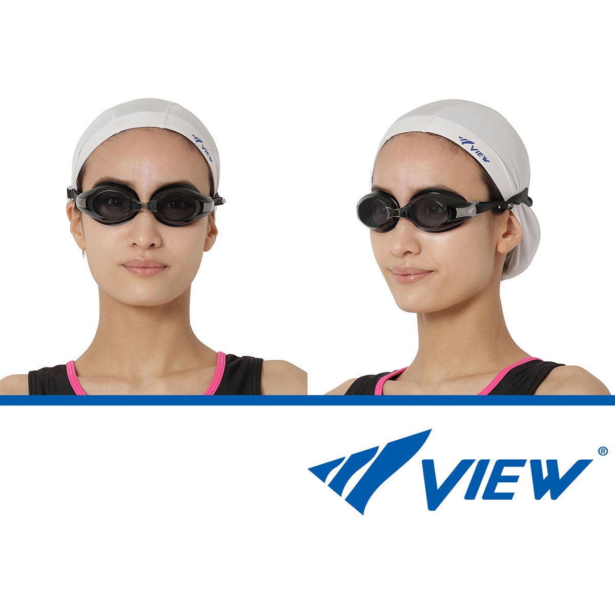 ビュー VIEW　度付きスイミングゴーグル T512EP-SK-30 スモーク 詳細2(ALT)