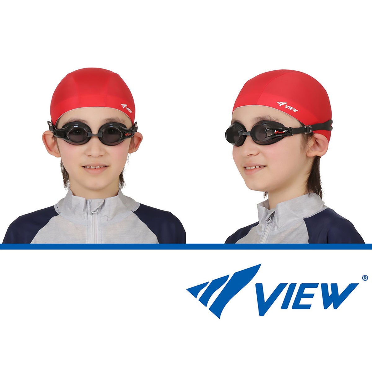 ビュー VIEW　ジュニア スイミングゴーグル (6～12歳) ZURRO ズット SWIPE V722J 詳細2(ALT)