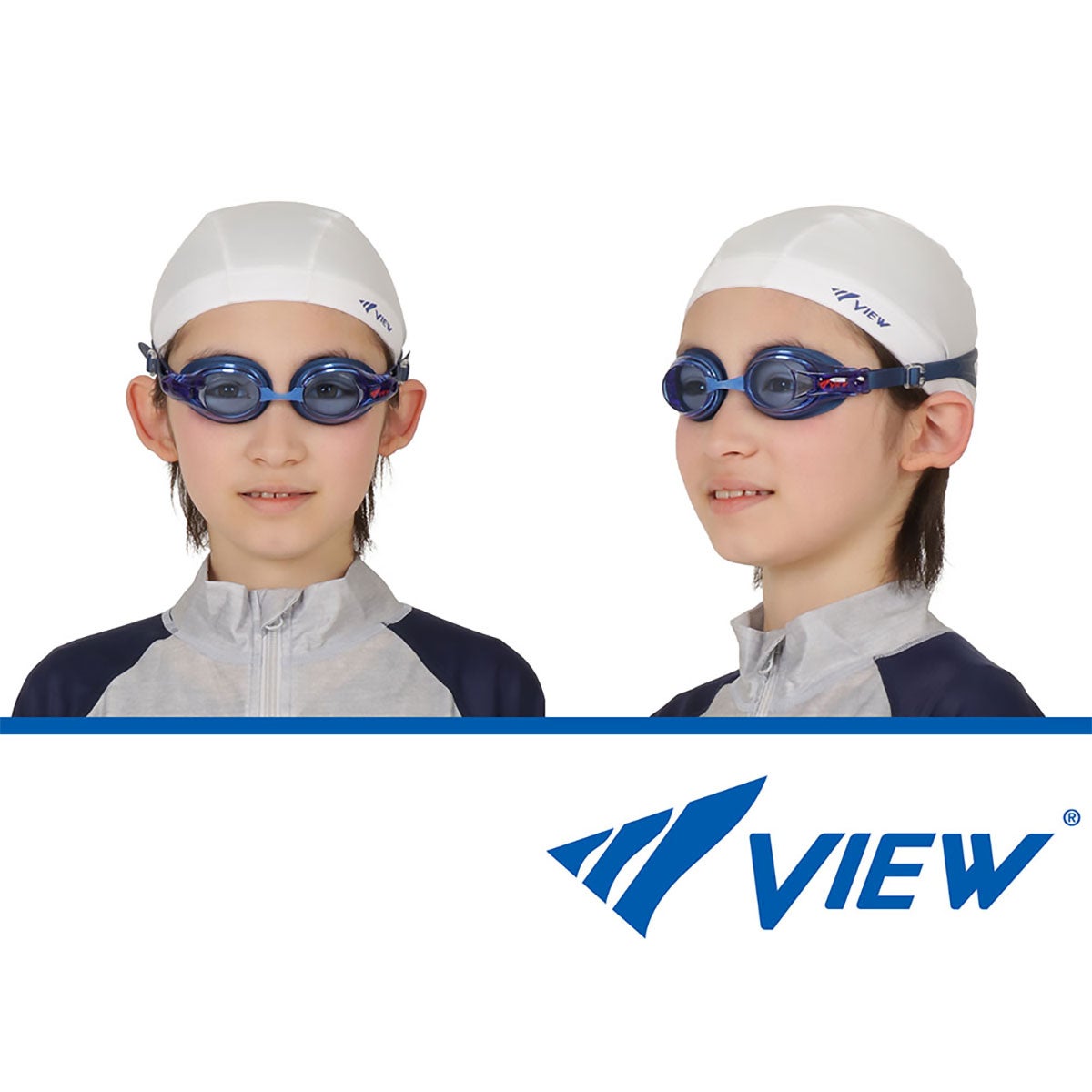ビュー VIEW　ジュニア スイミングゴーグル (6～12歳) ZURRO ズット SWIPE V722J 詳細3(ALT)