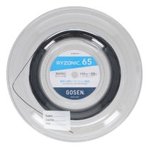 ゴーセン GOSEN RYZONIC65 ライゾニック65 ロール ブラック バドミントンガット BSRY652