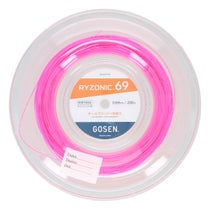 ゴーセン GOSEN RYZONIC69 ライゾニック69 ロール ピンク バドミントンガット BSRY692PI