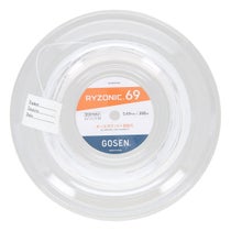 ゴーセン GOSEN RYZONIC69 ライゾニック69 ロール ホワイト バドミントンガット BSRY692WH