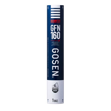 ゴーセン GOSEN　シャトルコック　バドミントンシャトル GFN160 ホワイト