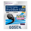 ゴーセン GOSEN　TECGUT 5300 ブラック　ソフトテニスガット SS603BK ブラック