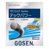 ゴーセン GOSEN　TECGUT テックガット テックパワー ナチュラル　ソフトテニスガット SS605NA ナチュラル