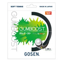 ゴーセン GOSEN　GUMBOOST ガムブースト グラビティブラック　ソフトテニスガット SSGB11GB